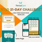 Gold 21-Day Challenge Sales Page Template in Thrivecart