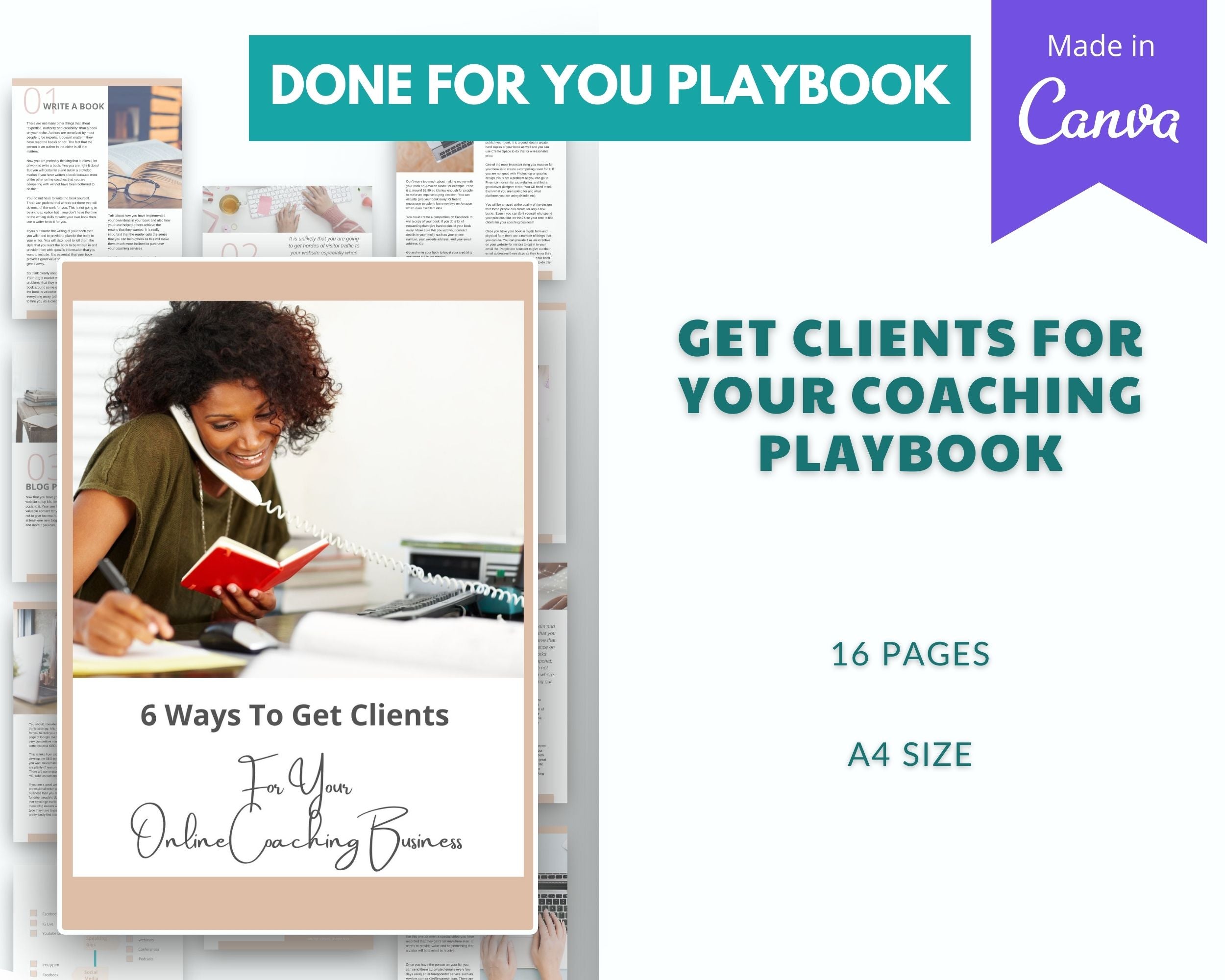 Done for You Get Coaching Clients Playbook