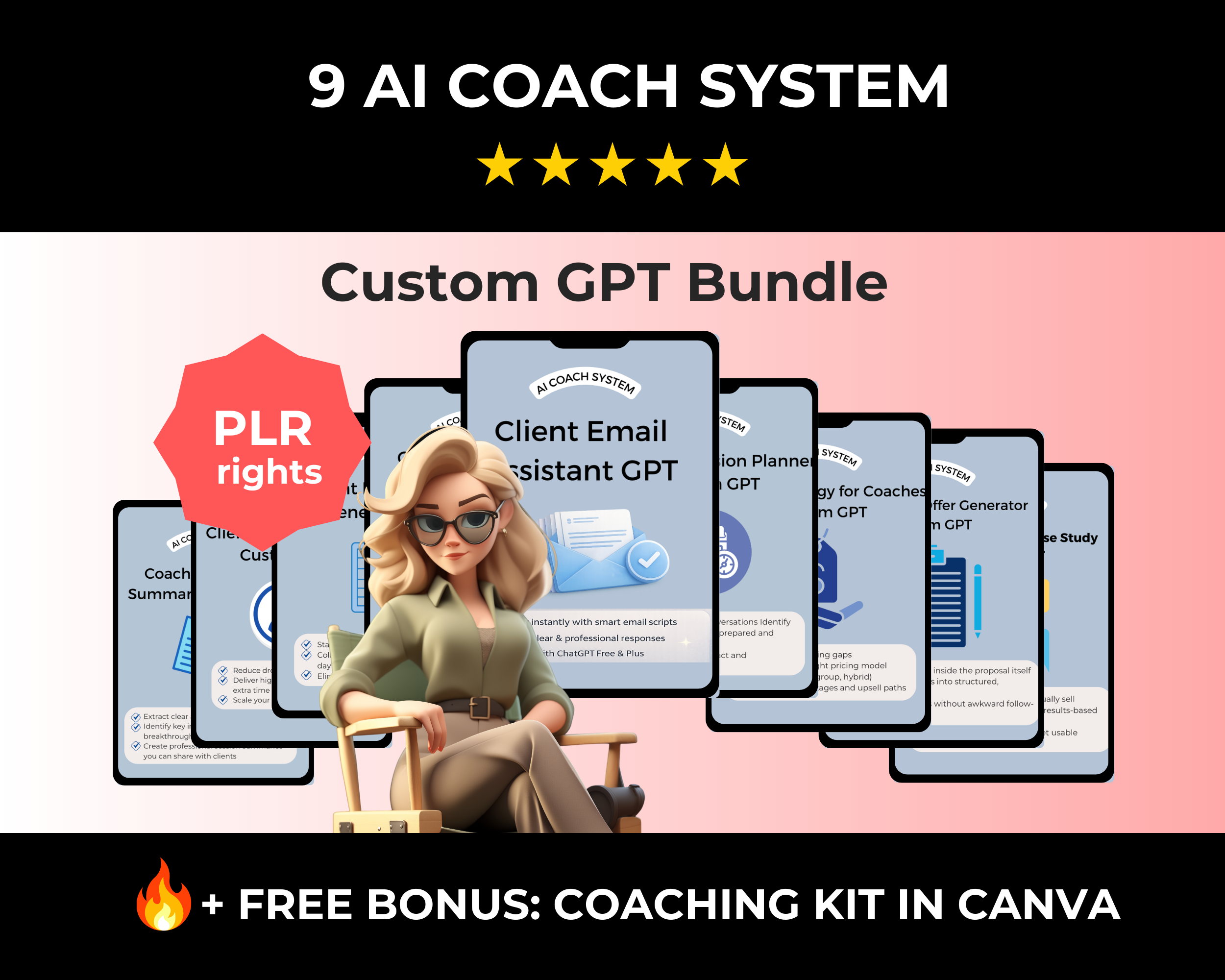 9 AI COACH GPT Builder Kit Bundle