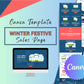 Winter Festive Sales Page Template