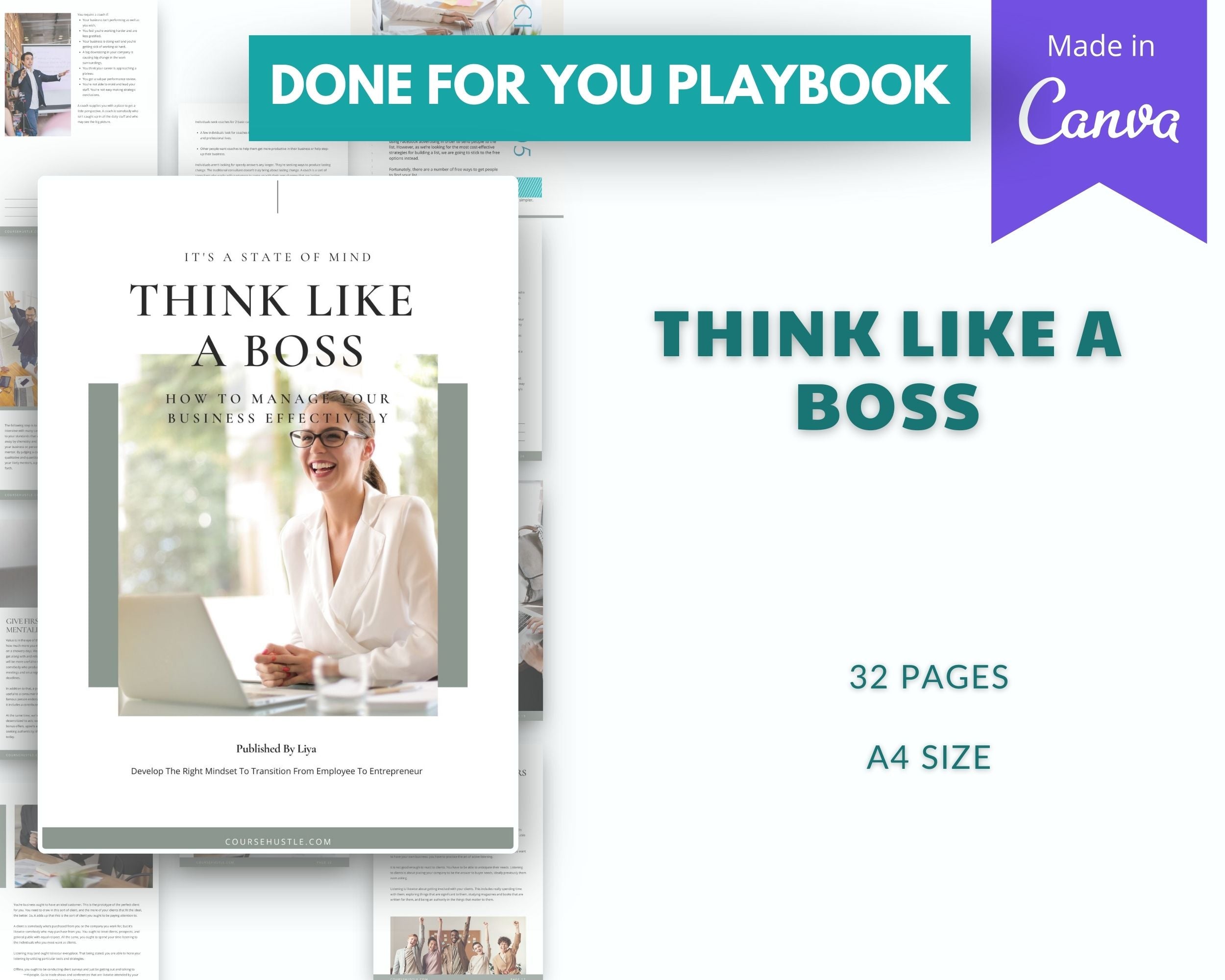 Done-for-You Think Like a Boss Playbook