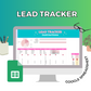 Lead Tracker Google Spreadsheet | Simple Lead Tracker Google Sheets