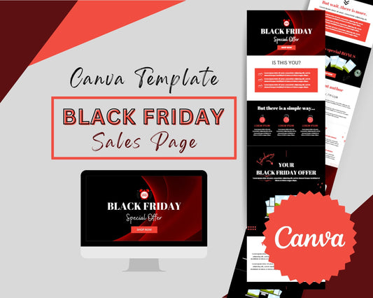 Black Friday Sales Page Template