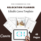 Editable Relocation Planner in Canva | Commercial Use