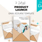 Editable Product Launch Emails | Done-for-You eCourse | Rebrandable Newsletter