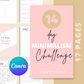 14-Day Minimalism Challenge | Editable Canva Template A4 Size