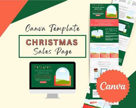Christmas Sales Page Template