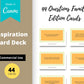 44 Questions Family Edition Cards | Canva Inspirational Cards | Commercial Use