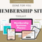 Membership Toolkit Courses | Business Planner | Membership Sales Copy Email Series