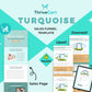 Turquoise ThriveCart 4-Page Sales Funnel Template