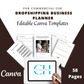Editable Dropshipping Planner Template in Canva | Canva Template Pack | Commercial Use