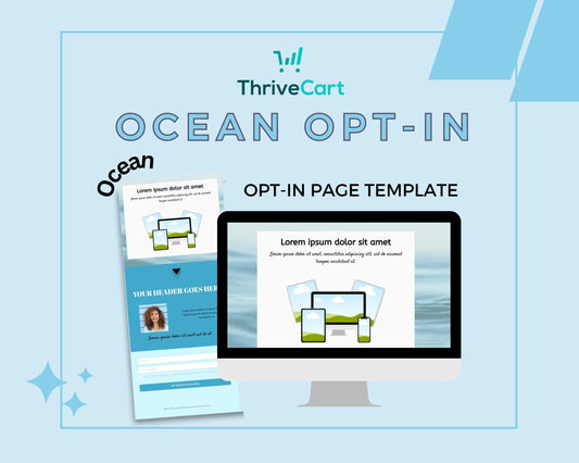 Ocean ThriveCart Opt-In Page Template