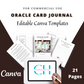 Editable Oracle Card Journal Templates in Canva | Commercial Use