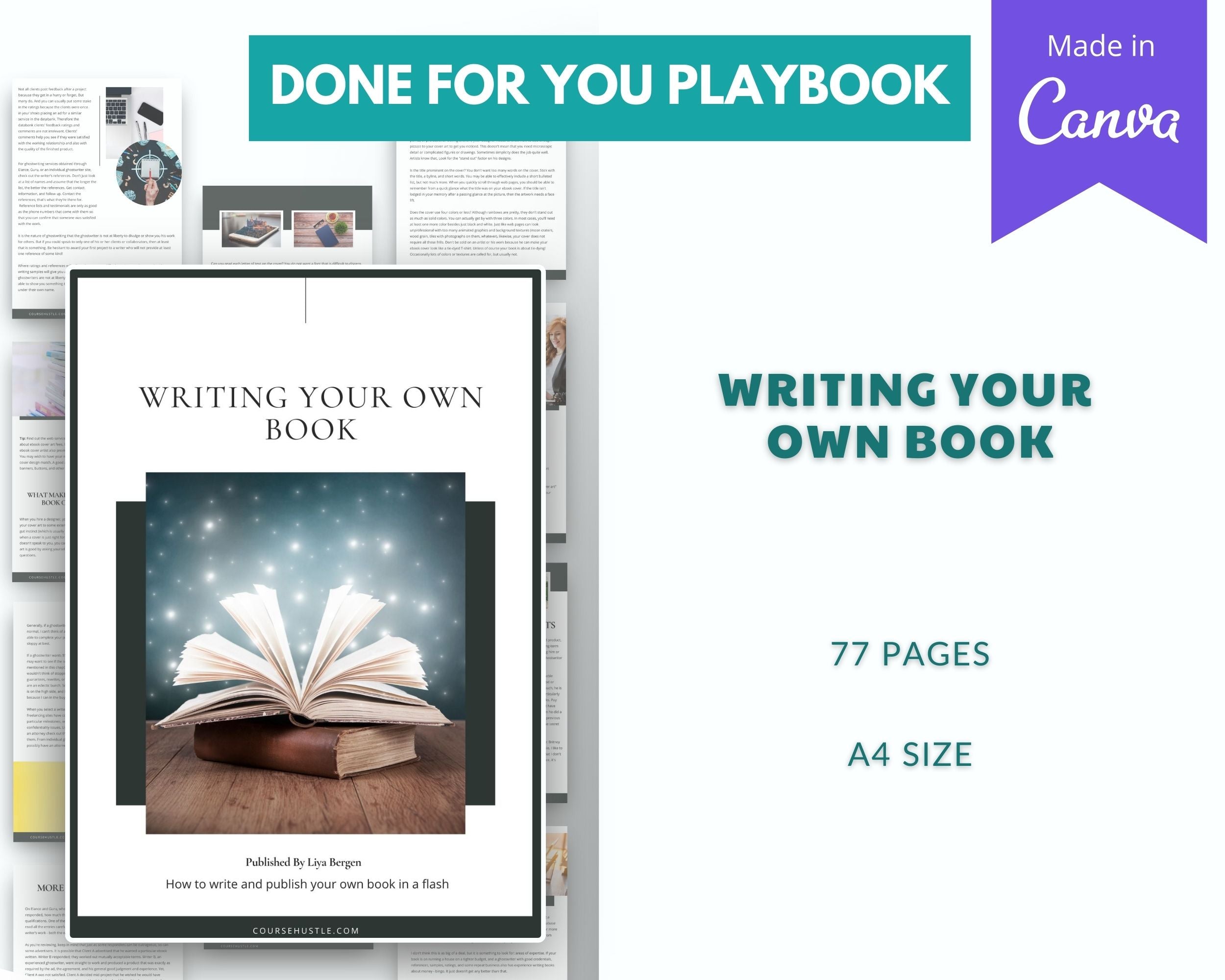 Done-for-You Writing Your Own Book Playbook