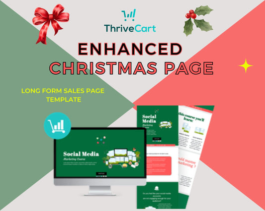 Christmas Enhanced Sales Page Template