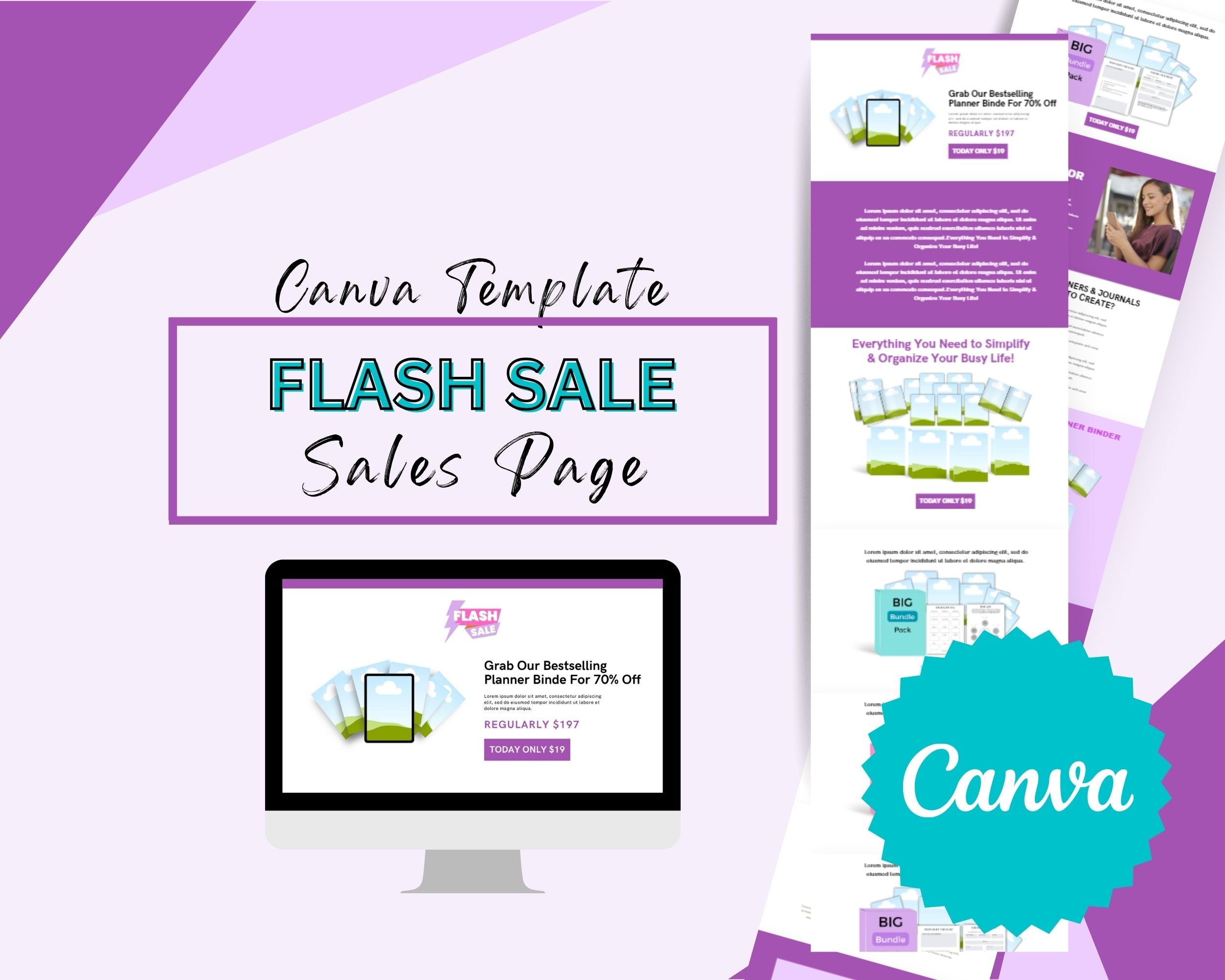 Flash Sale Sales Page Template