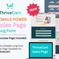 Female Power Sales Page Template in ThriveCart