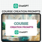 150+ Chat GPT Prompts for Course Creation