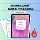 Brand Clarity Digital Workbook | Hyperlinked PDF | Suitable with Goodnotes & Notability