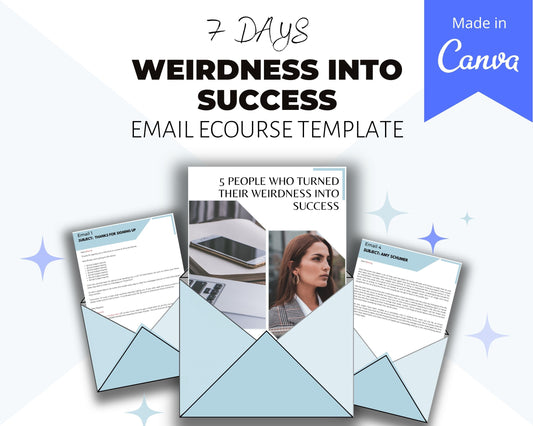 Editable 5 People Turned Weirdness Into Success Emails | Newsletter Template