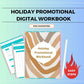 Holiday Promotional Digital Workbook | Hyperlinked PDF | Suitable with Goodness & Notability