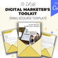 Editable 10 Day Digital Marketers Toolkit Emails | Rebrandable Newsletter