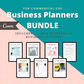 BUNDLE of 7 Business Planners in Canva | Customizable | Editable | Commercial Use | Business Templates