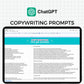 Chat GPT Copywriting Prompts