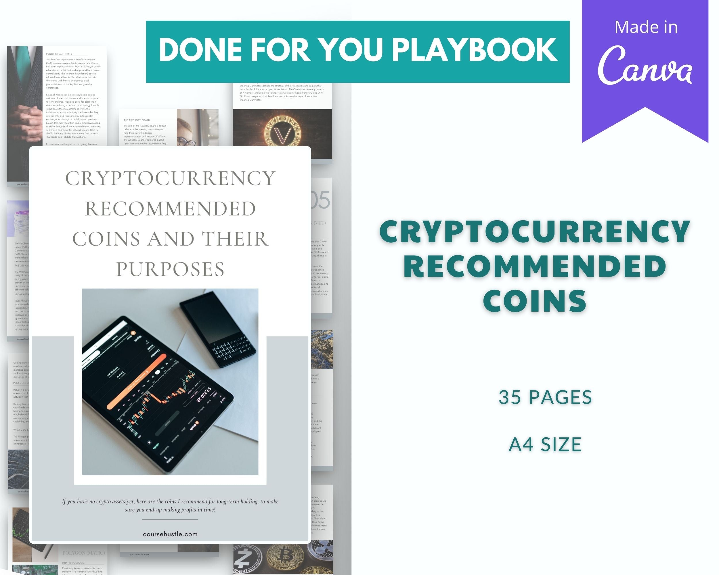 Done-for-You Cryptocurrency Recommended Coins Playbook