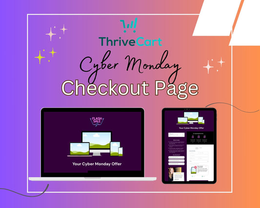 Cyber Monday ThriveCart Checkout Template