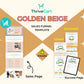 Golden Beige ThriveCart 4-Page Sales Funnel Template