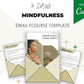 Mindfulness Emails | Done-for-You eCourse | Rebrandable Newsletter