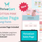 Cotton Pink Sales Page Template in ThriveCart