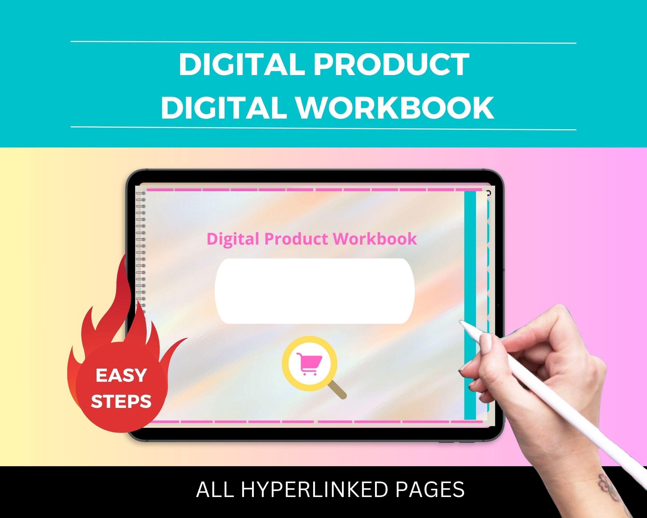 Digital Product DIgital Workbook | Hyperlinked PDF | Suitable with Goodness & Notability
