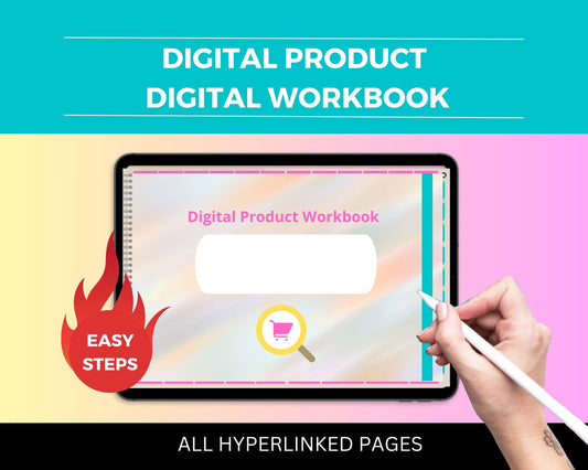Digital Product DIgital Workbook | Hyperlinked PDF | Suitable with Goodness & Notability