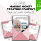 Editable 10 Ways Creators are Making Money Creating Content Emails | Newsletter Template