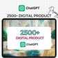 2000+ Chat GPT Prompts for Creating Digital Products