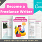 Editable How To Be A Freelance Writer | Done-for-You Ebook in Canva