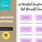 52 Mindful Questions to Ask Yourself Cards | Canva Inspirational Cards | Commercial Use Active