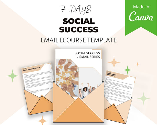 Editable Social Success Emails | Done-for-You eCourse
