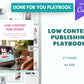 Low Content Publishing Playbook