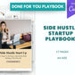 Side Hustle Startup Playbook