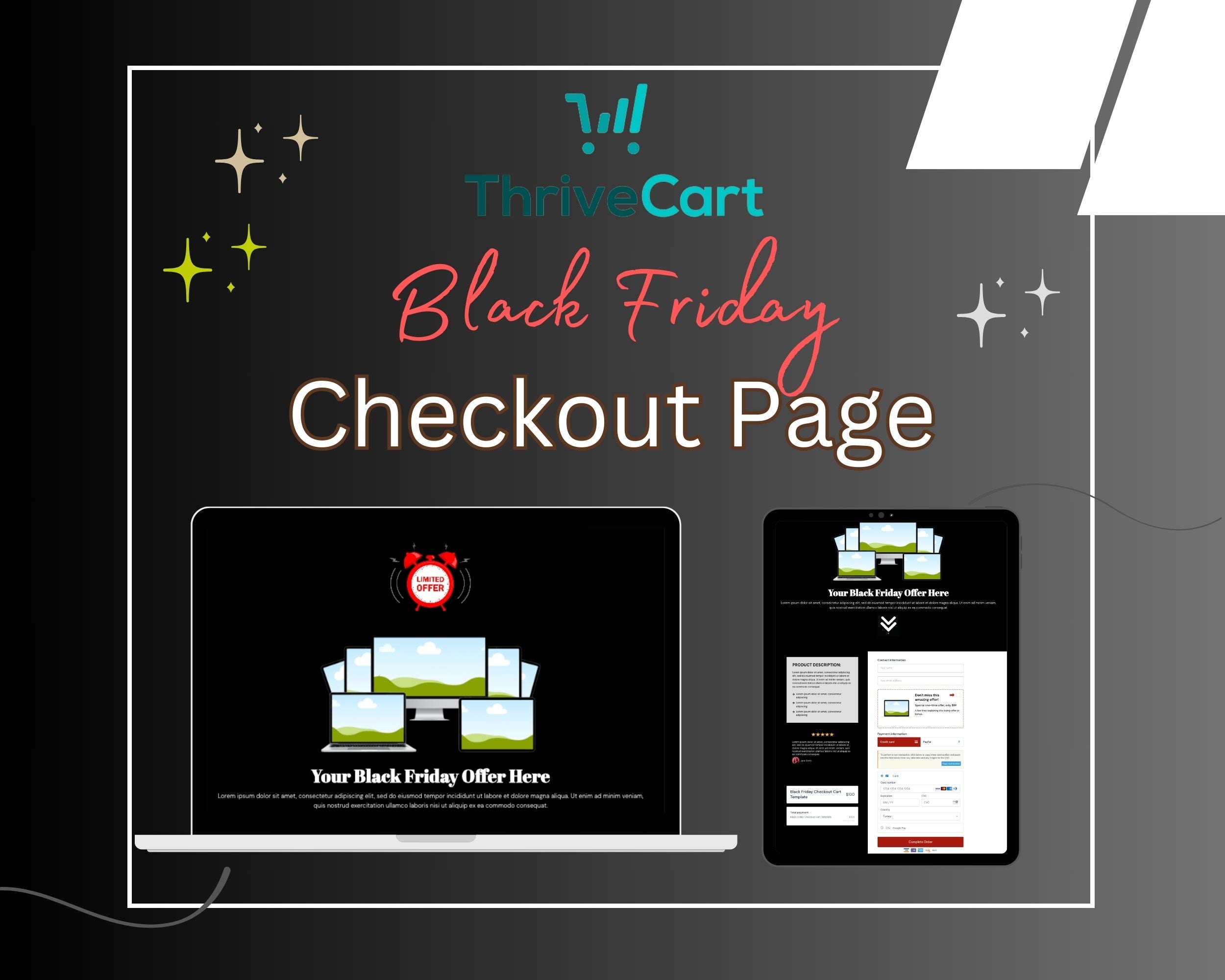 Black Friday ThriveCart Checkout Template