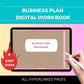 Business Plan Digital Workbook | Hyperlinked PDF | Suitable with Goodness & Notability