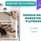 Domain Name Marketing Playbook