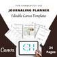 Editable Journaling Pages in Canva | Commercial Use