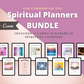 BUNDLE of 11 Spiritual Planners in Canva | Customizable | Editable | Commercial Use | Spiritual Templates