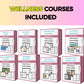 BUNDLE of 19 Wellness and Spirituality Courses | Lessons in Google Docs | Done for You Canva Slides