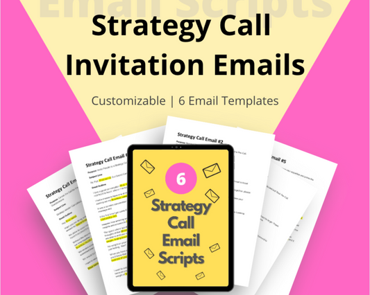 Strategy Call Invitation Email Sequence