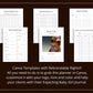 Editable Baby Girl Planner Templates in Canva | Commercial Use